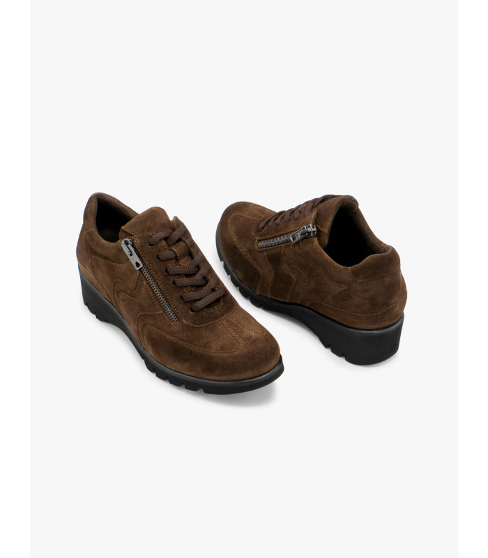 Zapato cordones marrón