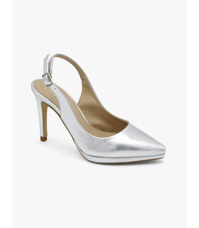 Silver court shoe Dansi