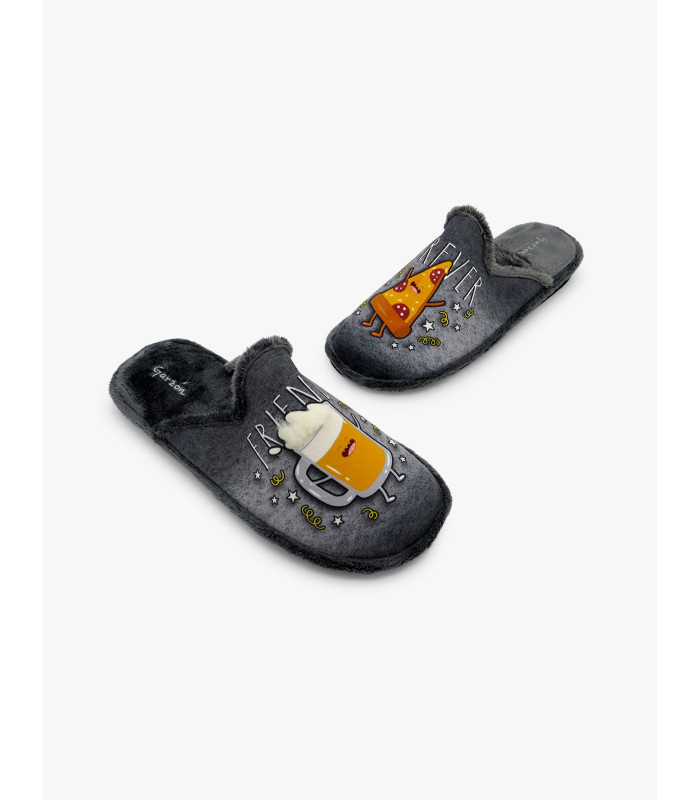 zapatillas abiertas gris