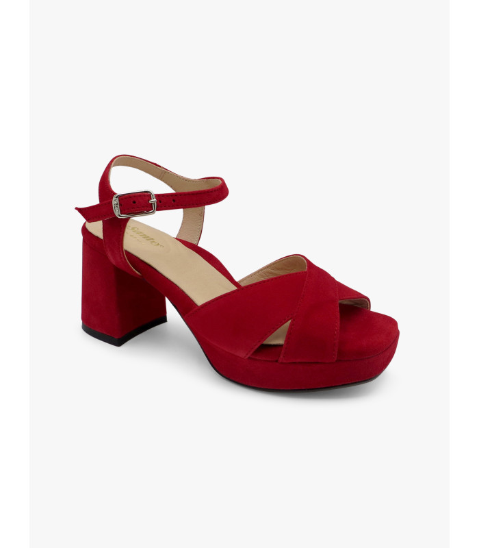 Red suede sandal PieSanto - image 4