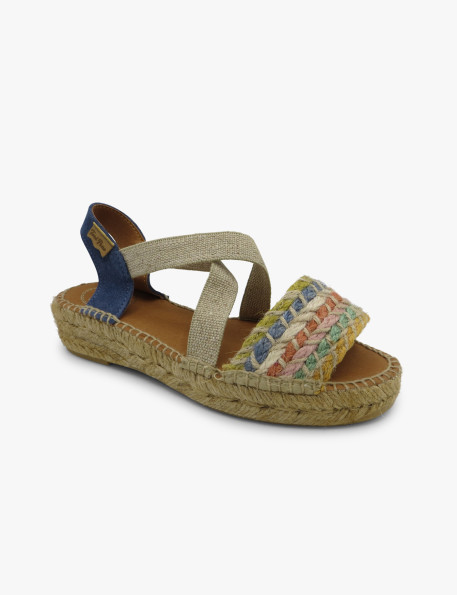 Blue eider espadrille Toni Pons