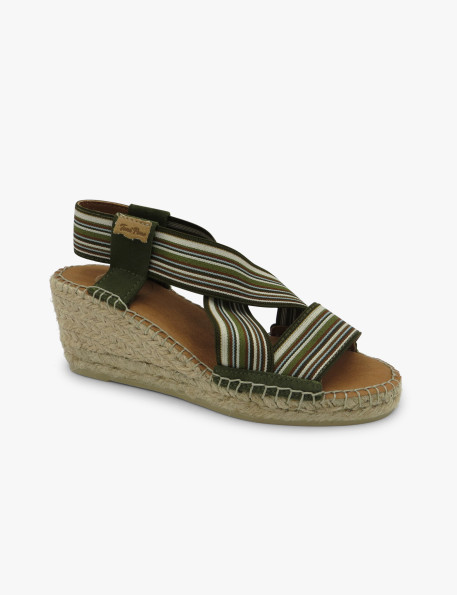 Green tina espadrille Toni Pons