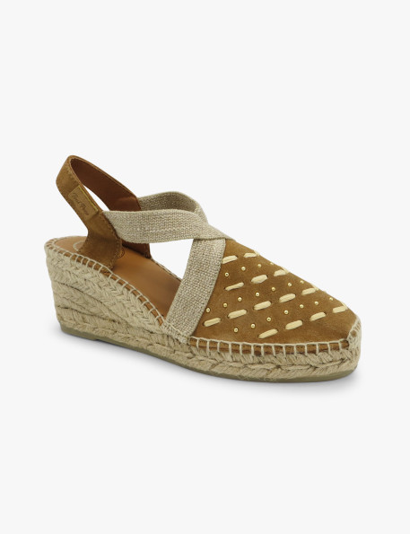 Alpargata tatiana cuero