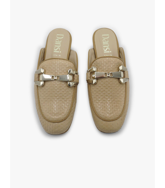 Taupe braided mule Dansi - image 4