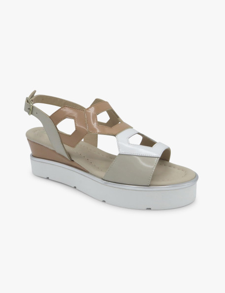 Tricolour sandal Dansi