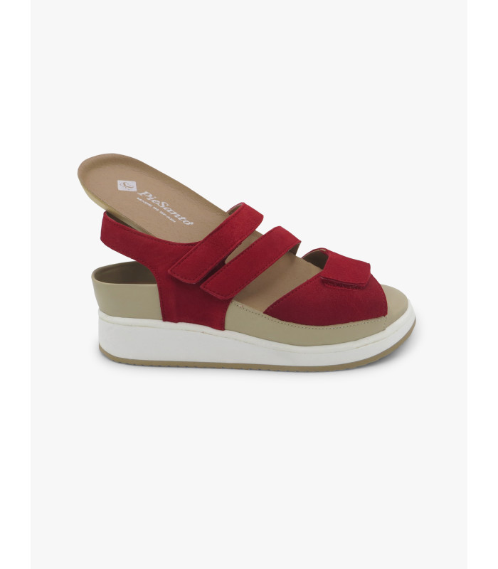 Red strappy sandal PieSanto - image 3
