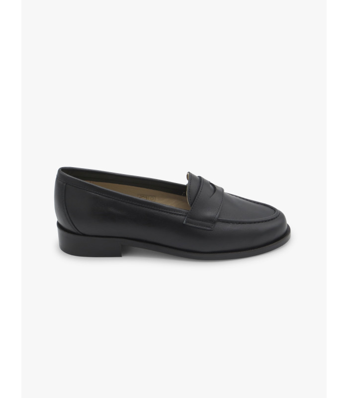 Black leather loafer José Luis Deza - image 2