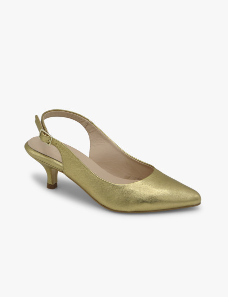 Gold court shoe Dansi - image 2