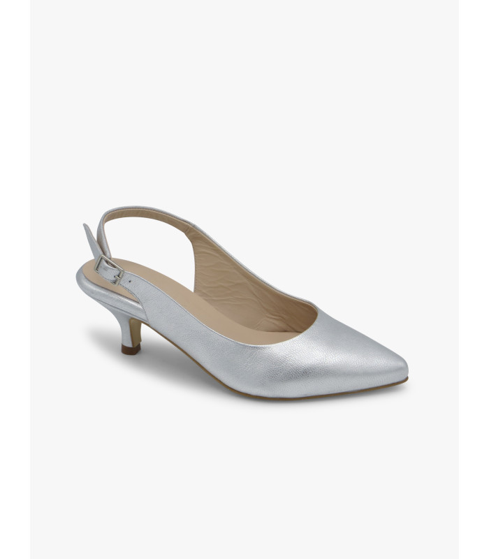 Silver court shoe Dansi