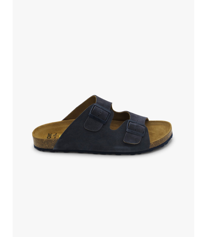 Sandalia hebillas azul