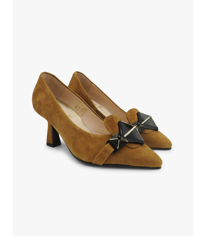 Cognac court shoe Laura Deza - image 3
