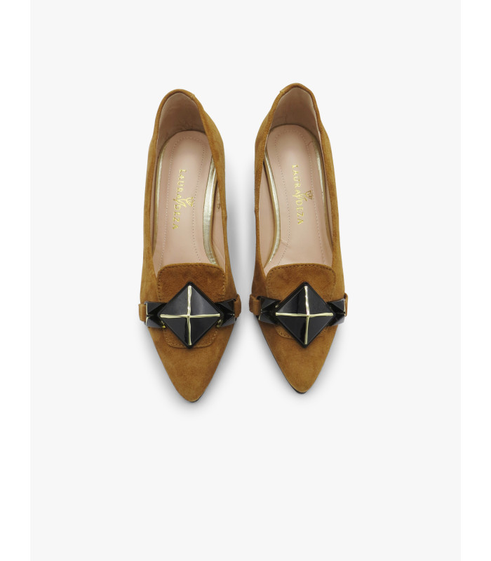 Cognac court shoe Laura Deza - image 4