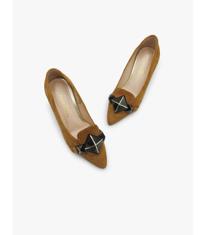 Cognac court shoe Laura Deza - image 5