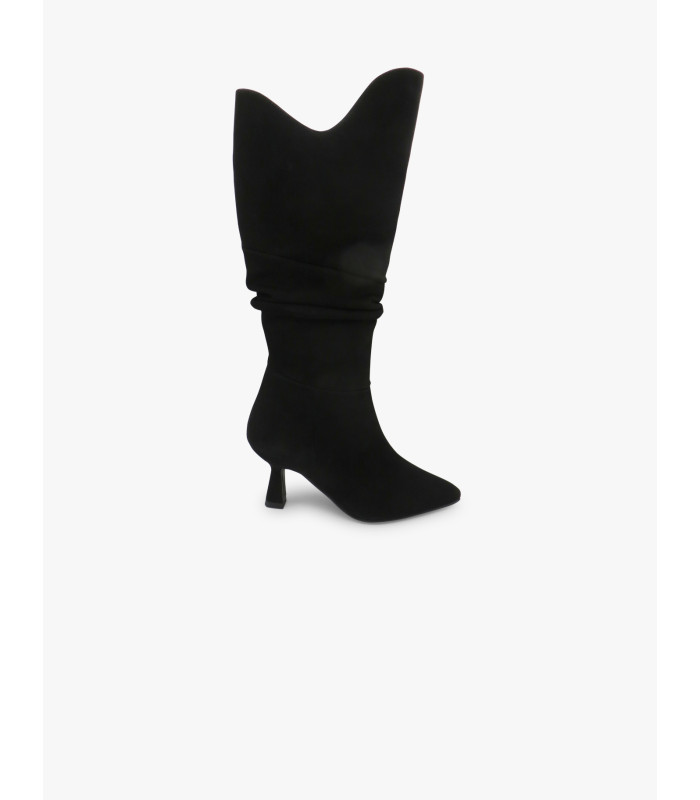 Black suede boot Laura Deza