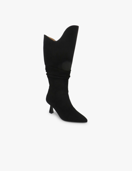 Black suede boot Laura Deza - image 2