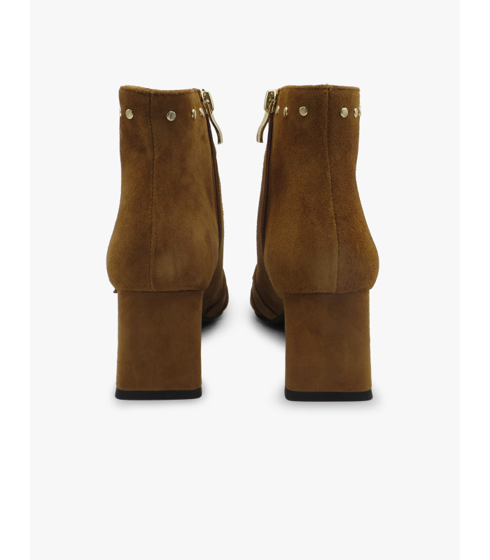 Cognac suede ankle boot Laura Deza - image 5