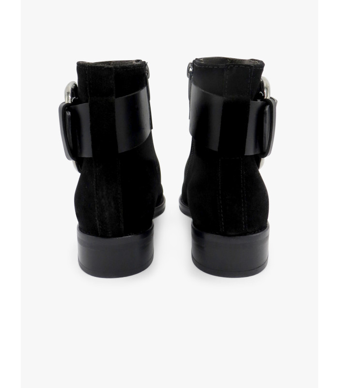 Botín hebilla negro