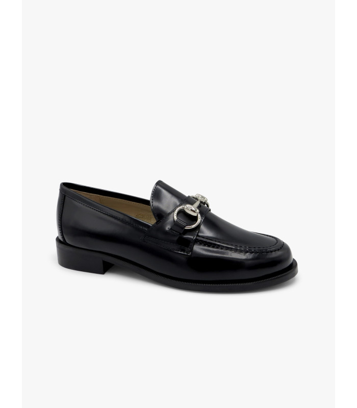 Black buckle loafer José Luis Deza