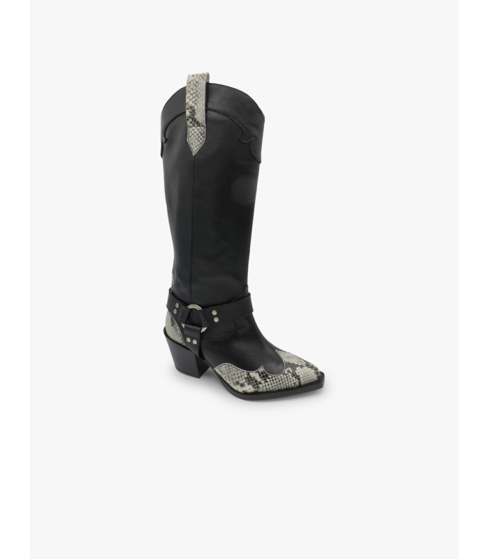Snake-print boot Dansi