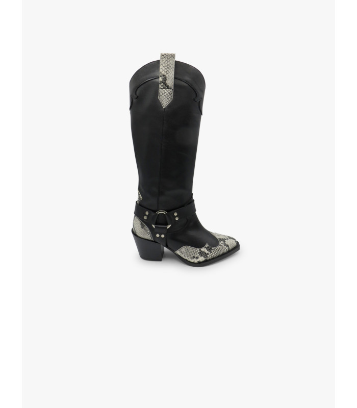 Snake-print boot Dansi - image 2