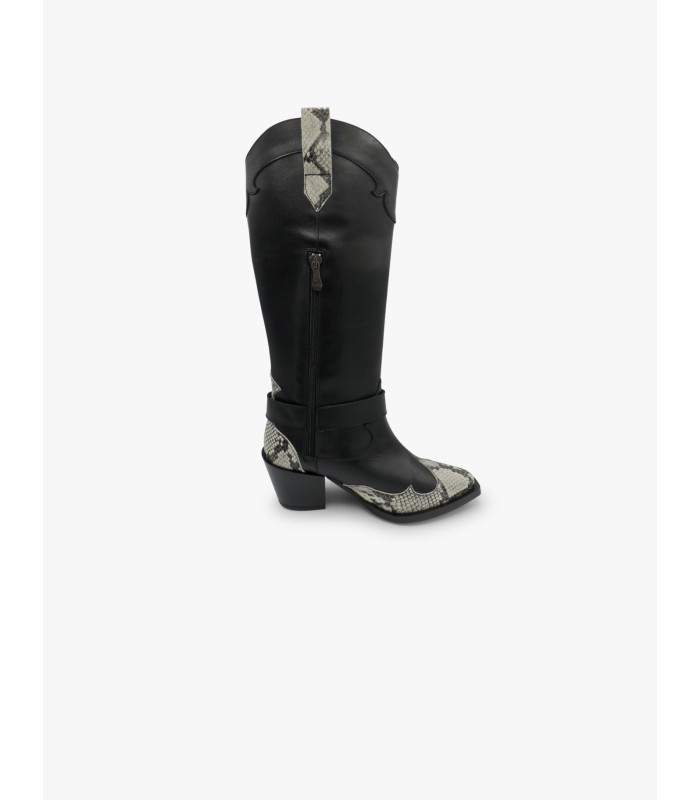 Snake-print boot Dansi - image 3