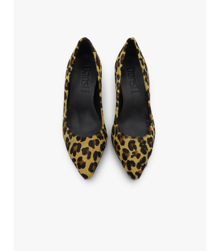 Leopard suede court shoe. Dansi - image 3
