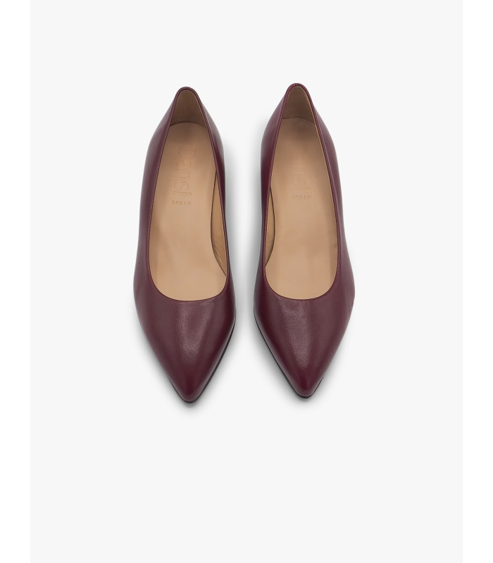 Burgundy court shoe Dansi - image 3