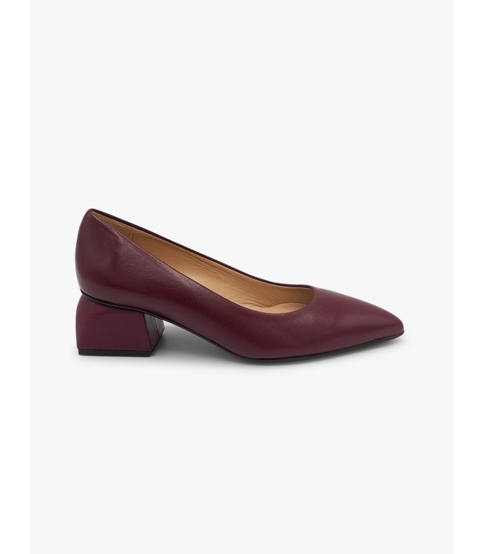 Burgundy court shoe Dansi - image 2
