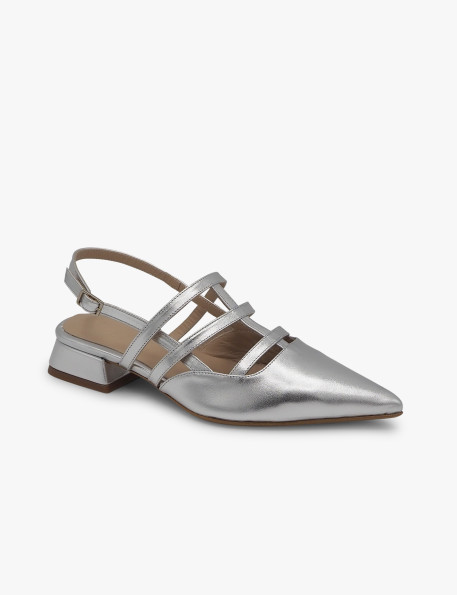 Silver metallic shoe Dansi