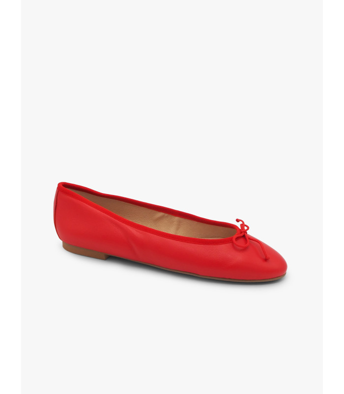 Red ballet flat Laura Deza