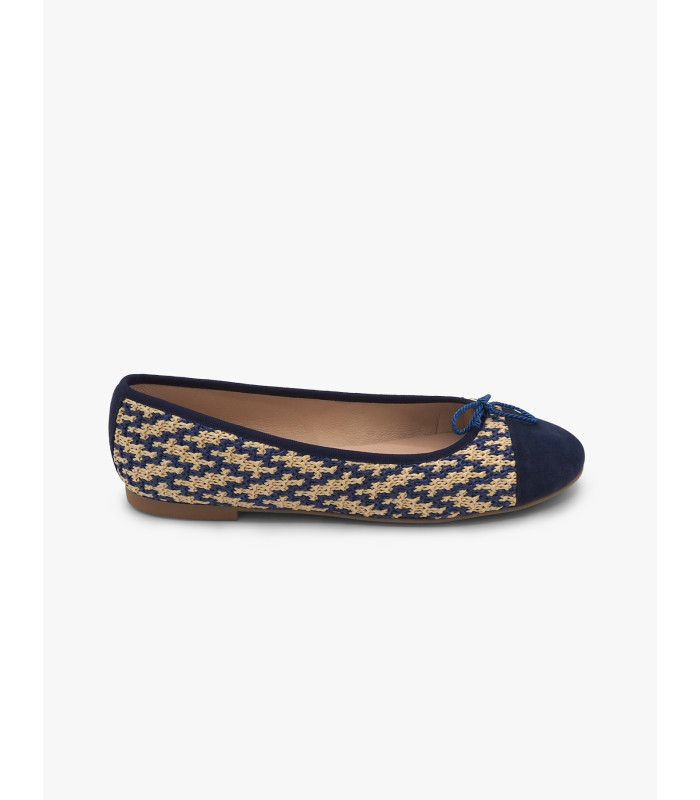 Bailarina serraje azul