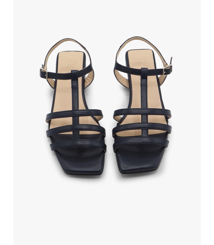 Sandalia tiras azul marino