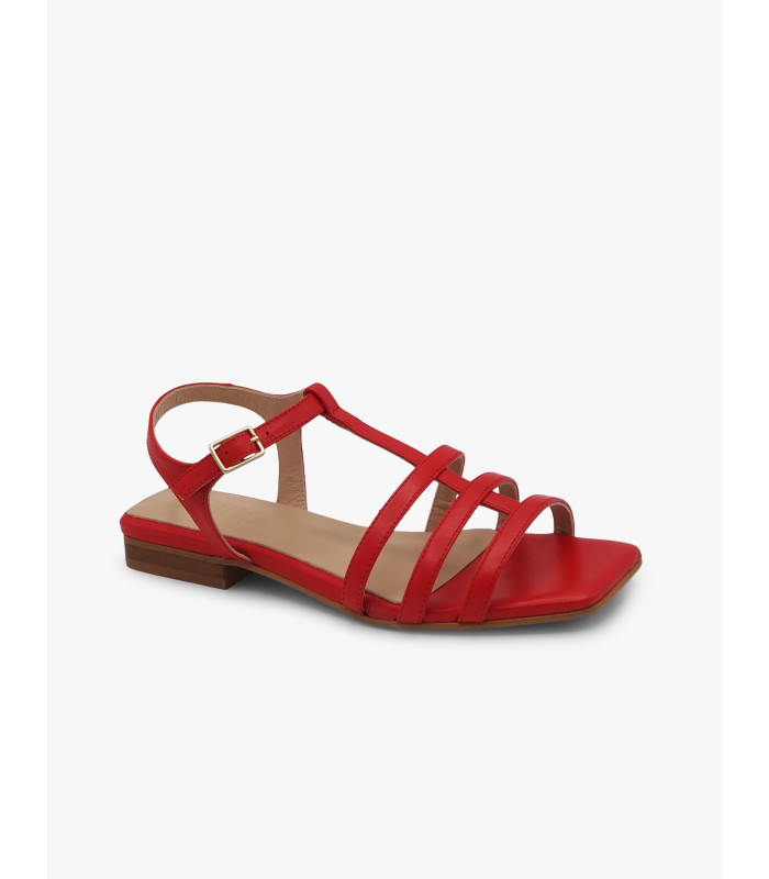Red strappy sandal Dansi