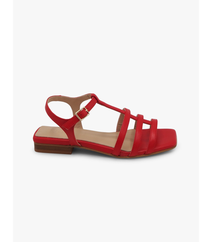 Red strappy sandal Dansi - image 2