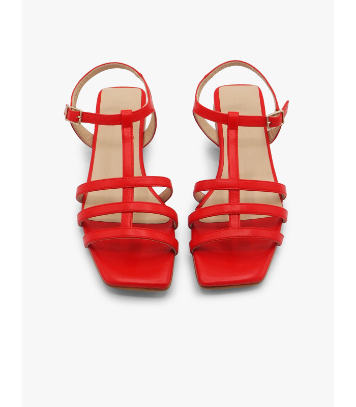 Red strappy sandal Dansi - image 3