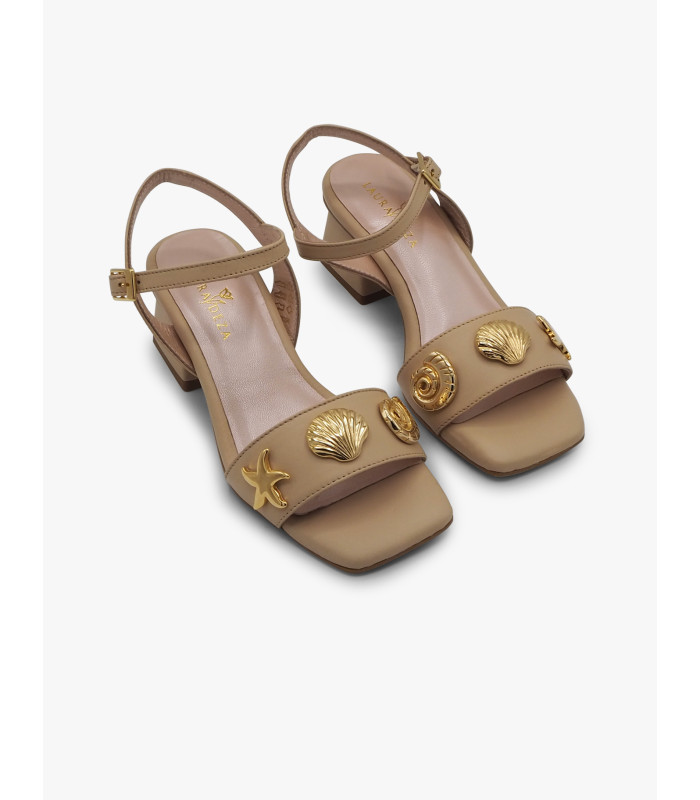 Beige sandal Laura Deza - image 3
