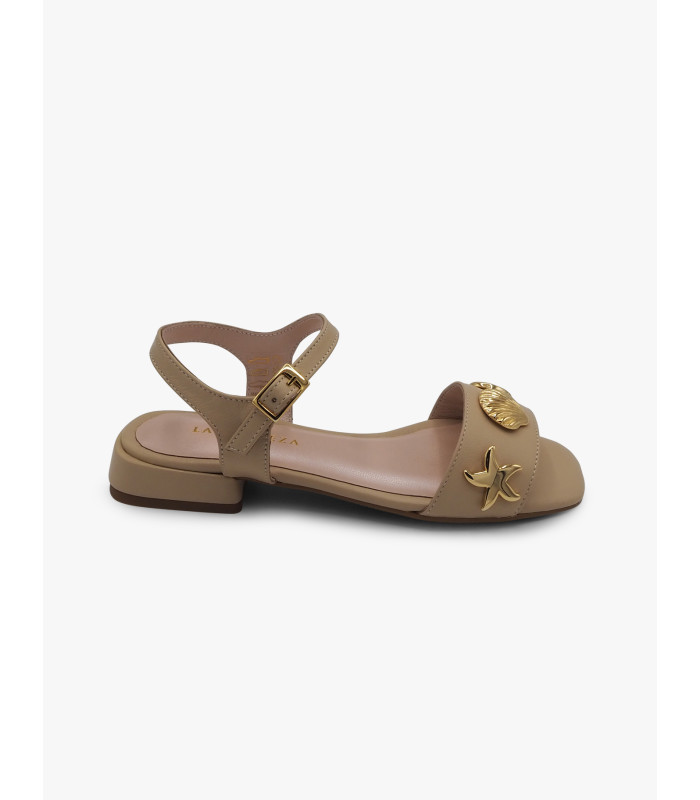 Beige sandal Laura Deza