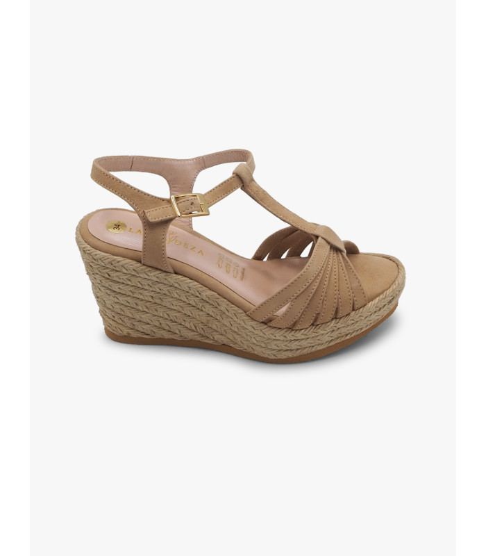 Sand suede espadrille Laura Deza - image 2