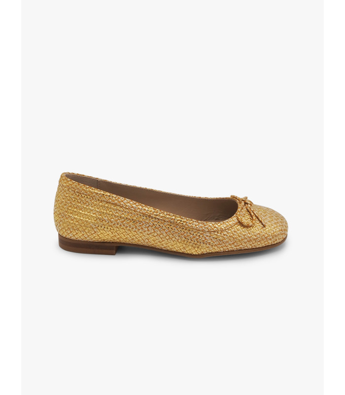 Gold ballet flat Dansi - image 2