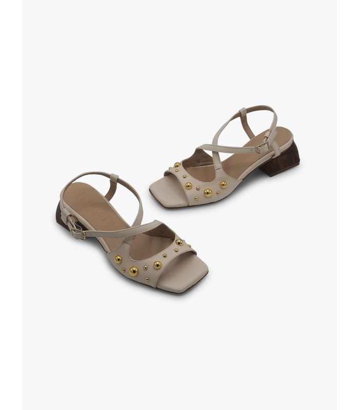 Sandalia mestizo crema