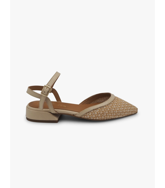 Zapato rafia natural