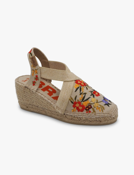 Alpargata floral dalia