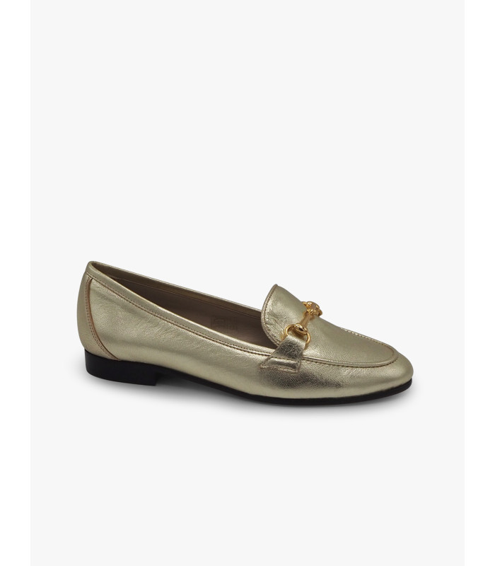 Ivory leather loafer José Luis Deza