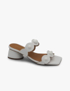 White sandal Laura Deza