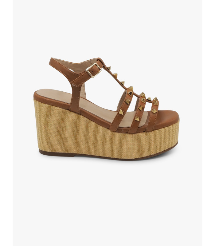 Tan wedge sandal Dansi - image 2