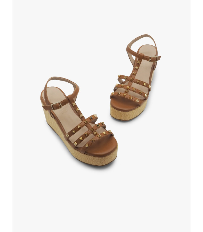 Tan wedge sandal Dansi - image 4