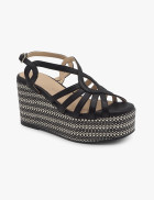 Black wedge sandal Dansi