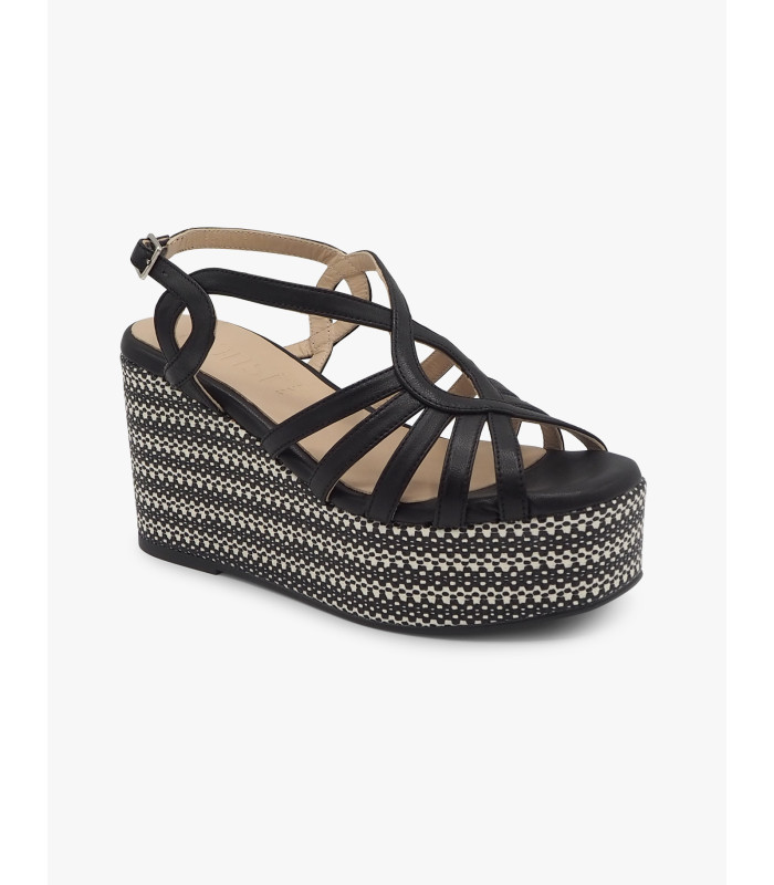 Black wedge sandal Dansi