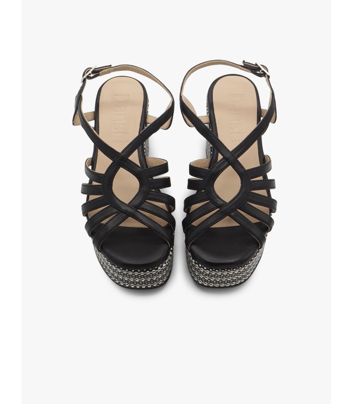 Black wedge sandal Dansi - image 2