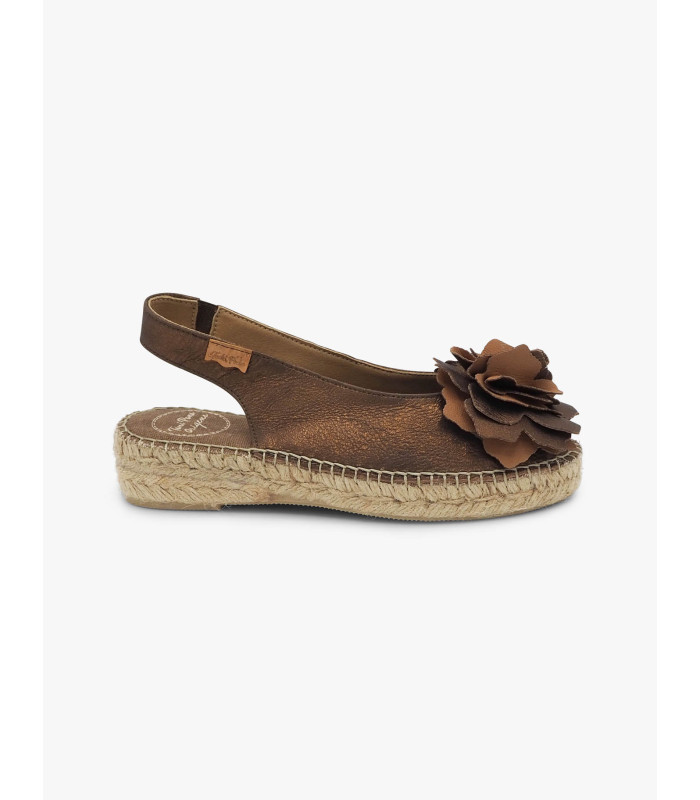 Bronze flower espadrille Toni Pons - image 2